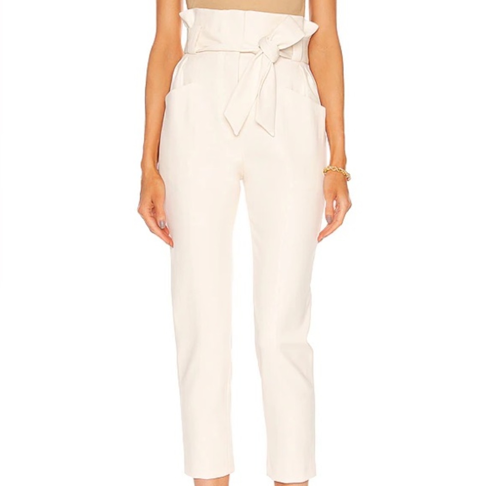Iro Akin Cream Tie-Waist Pants